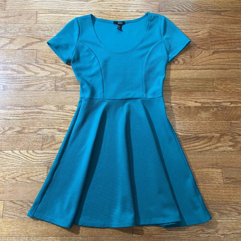 Turquoise/Teal/Aquamarine A-Line Dress